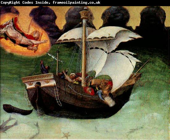 GELDER, Aert de Quaratesi Altarpiece: St. Nicholas saves a storm-tossed ship gfh